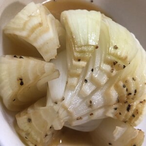 玉ねぎ丸ごとレンチンポン酢